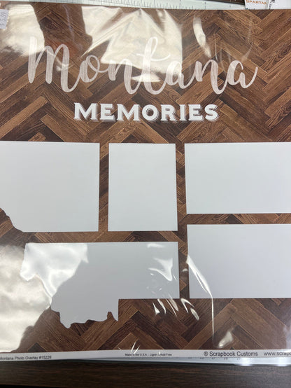 montana  photo overlay scrapbook by scrapbook customs