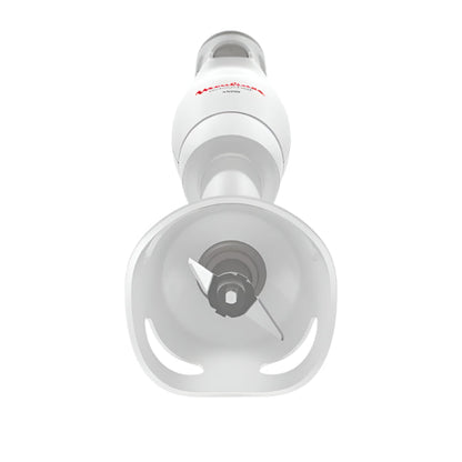 White security camera on a white background