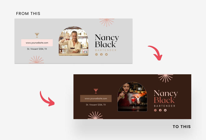 Ladystrategist Nancy Facebook Cover Canva Template instagram canva templates social media templates etsy free canva templates