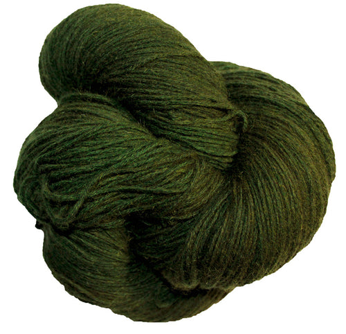 New Zealand Possum Yarn - Hand Dyed Dark Olive