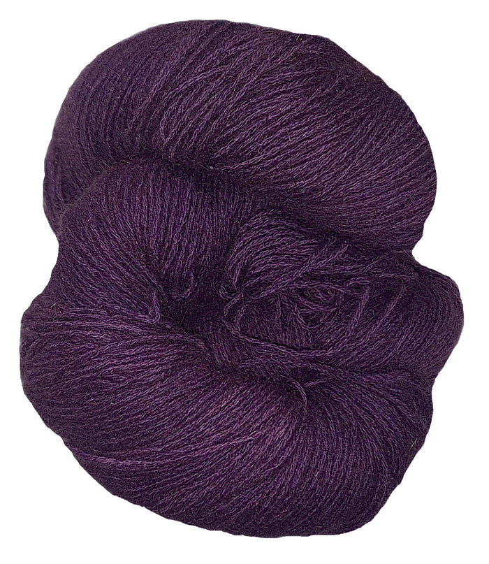 New Zealand Possum Yarn - Hand Dyed Plum