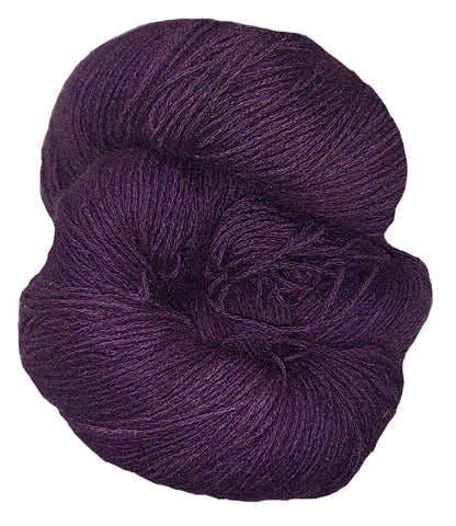 New Zealand Possum Yarn - Hand Dyed Plum