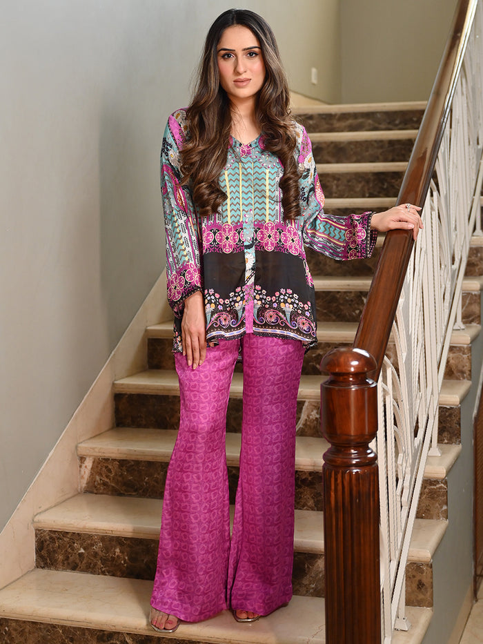 Night Out Purple Co-ord Set