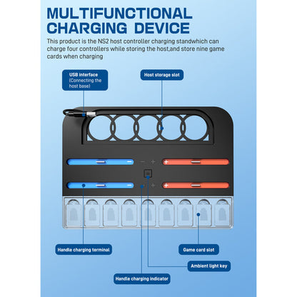 Nintendo Switch 2 Multi-Function Charging & Storage Organizer
