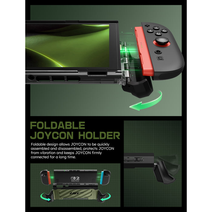 Nintendo Switch 2 Unicorn Beetle PRO Gaming Case-Dark Green
