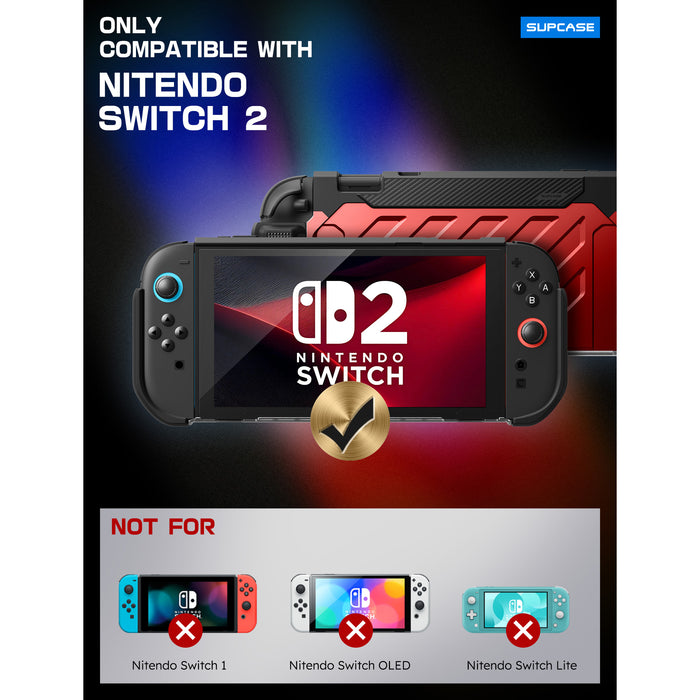Nintendo Switch 2 Unicorn Beetle PRO Gaming Case-Metallic Red