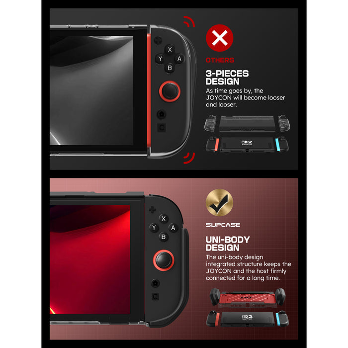Nintendo Switch 2 Unicorn Beetle PRO Gaming Case-Metallic Red