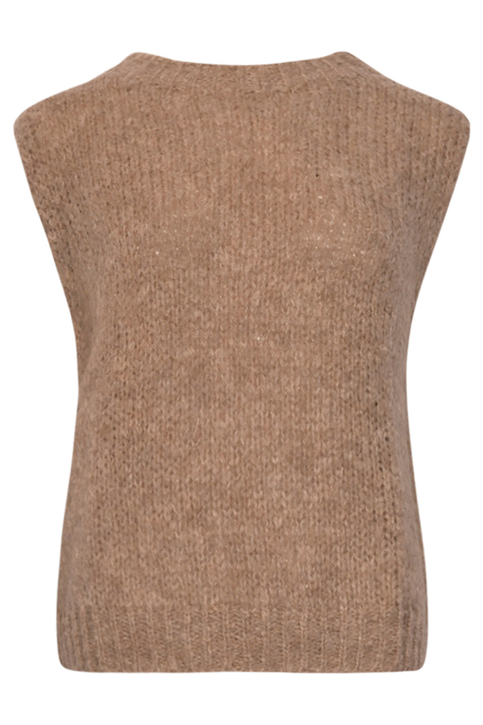 The Noella Kala Knit Vest in Sand is one of those pieces you'll reach for again and again. Shop Noella at Dotique.