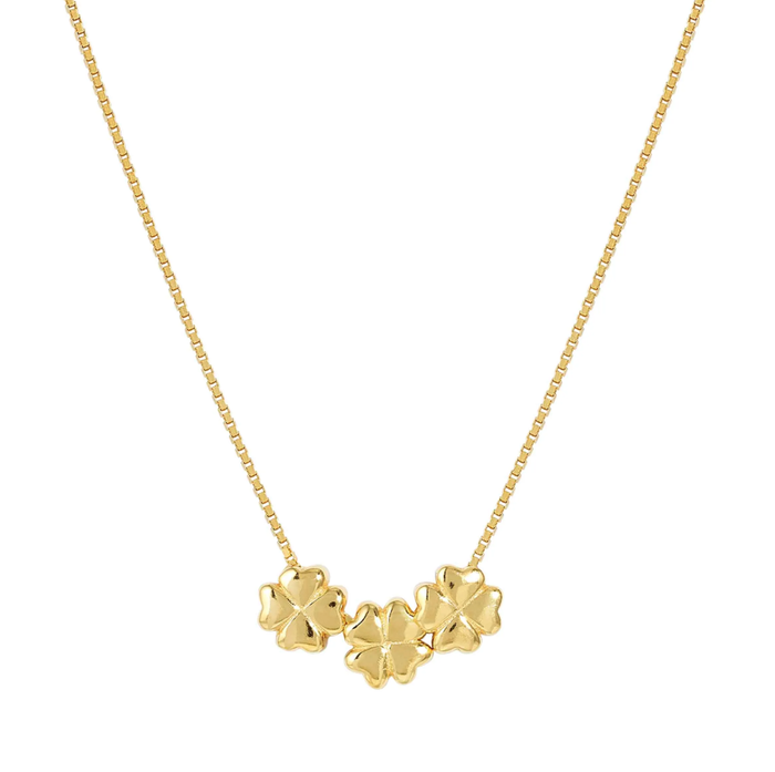 Nomination Armonica Gold Necklace - Four Leaf Clovers