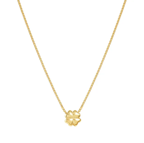 Nomination Armonica Gold Necklace - Single Four Leaf Clover
