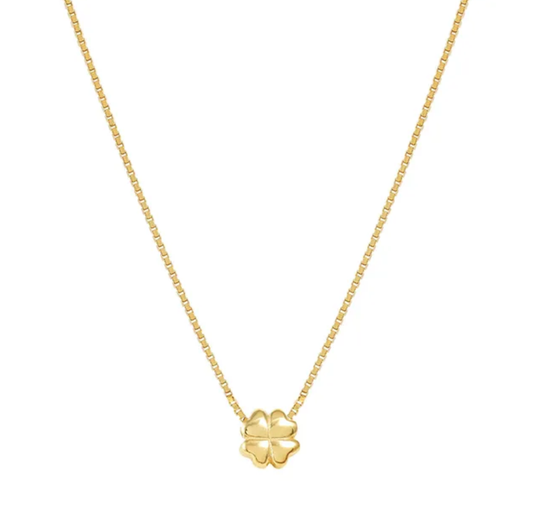 Nomination Armonica Gold Necklace - Single Four Leaf Clover