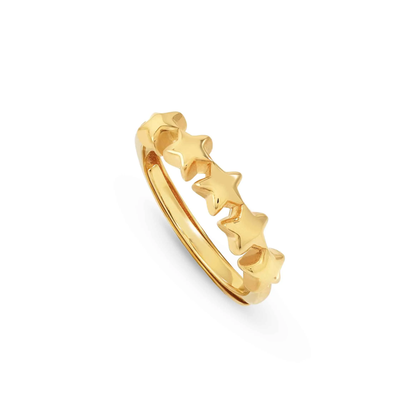 Nomination Armonica Gold Ring - Stars