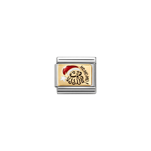 Nomination Classic 18K Gold Charm - Santa Claus Red Hat