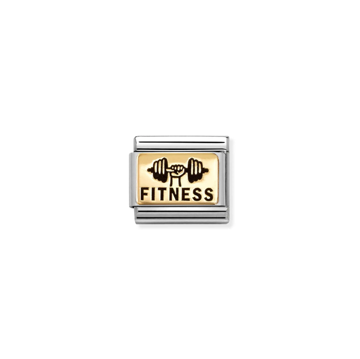 Nomination Classic Gold Fitness Charm