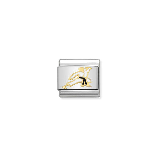 Nomination Classic Link 18k Gold Charm - Karate