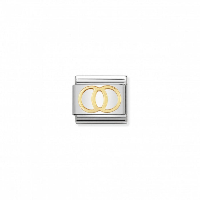 Nomination Classic Link Gold Wedding Rings Charm