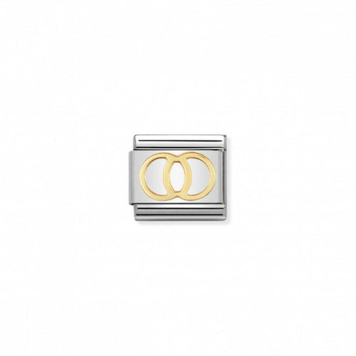 Nomination Classic Link Gold Wedding Rings Charm