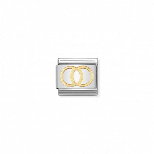Nomination Classic Link Gold Wedding Rings Charm