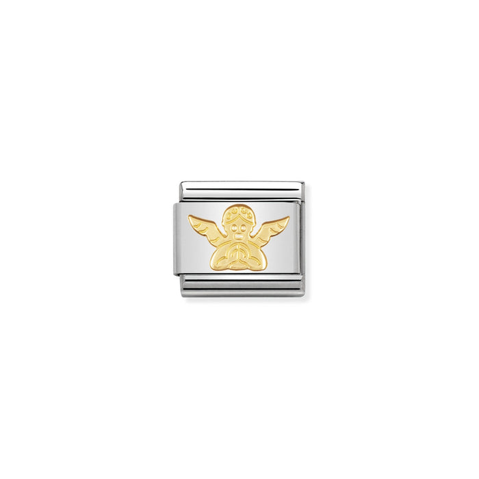 Nomination Classic Link Religious 18K Gold Angel
