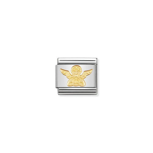 Nomination Classic Link Religious 18K Gold Angel