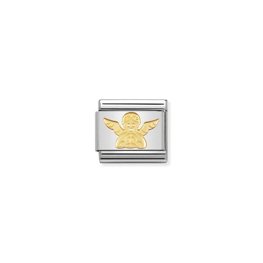 Nomination Classic Link Religious 18K Gold Angel