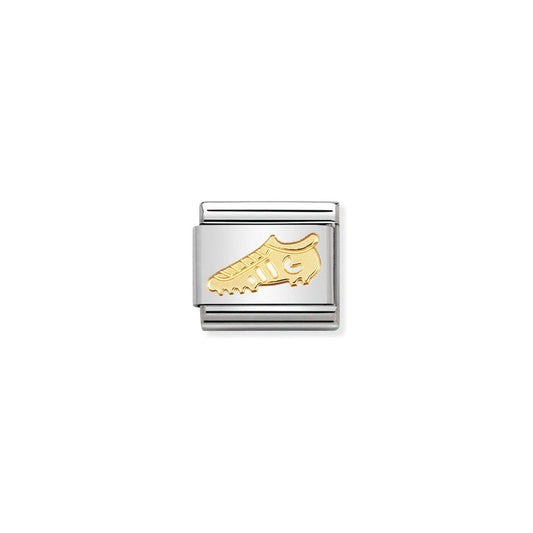 Nomination Classic Link Sports 18K Gold Football Boot