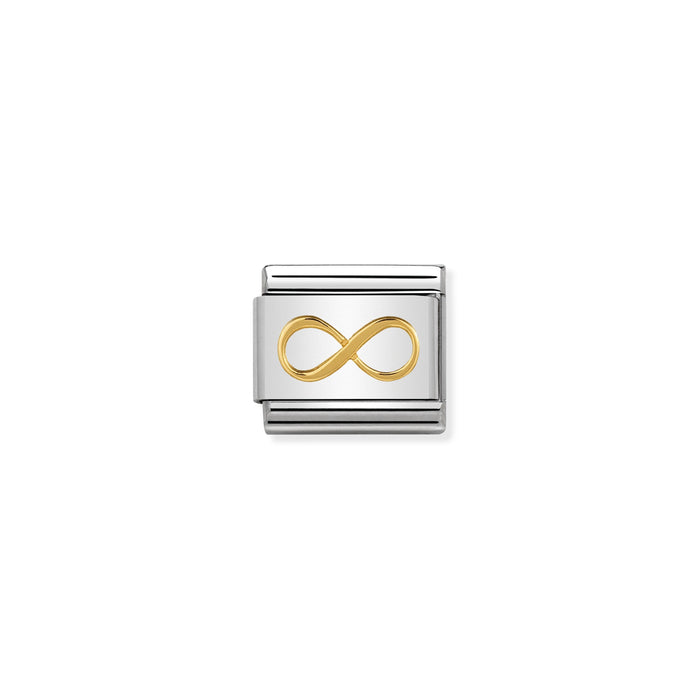 Nomination Classic Link Symbols 18K Gold Infinity Charm