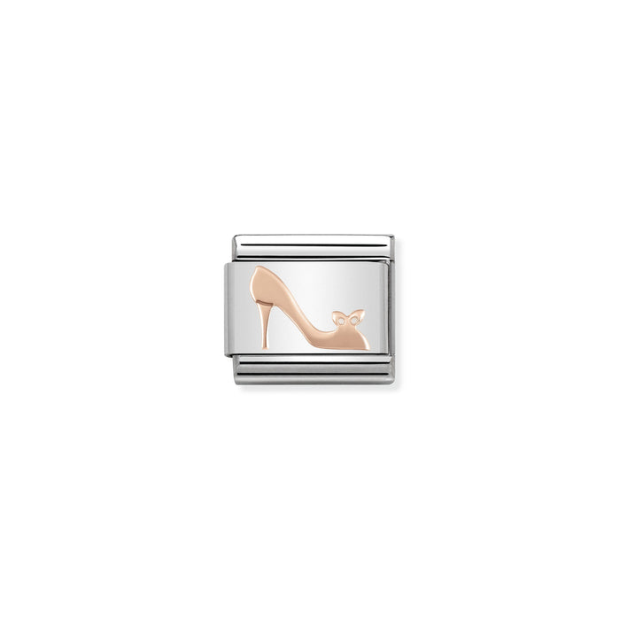 Nomination Classic Link Symbols 9K Rose Gold Heel Shoe