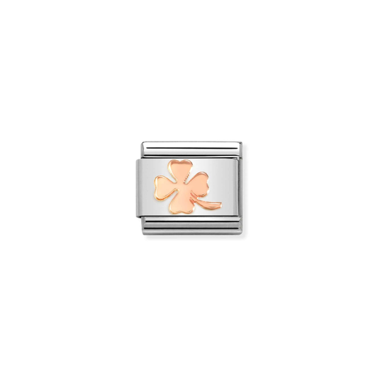 Nomination Classic Rose Gold Four Leaf Clover Charm