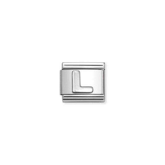 Nomination Classic Silver Charm - Letter L
