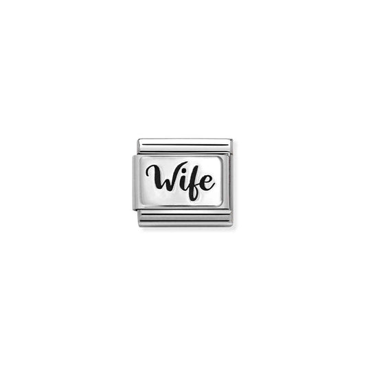 Nomination Classic Silver Link - Wife