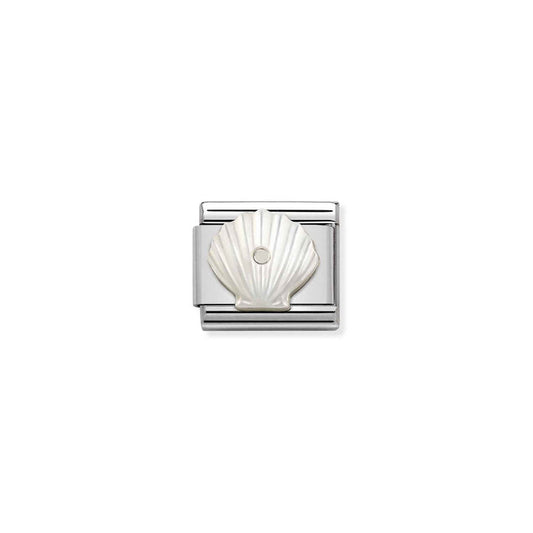 Nomination Classic Silver Mother of Pearl Shell Charm