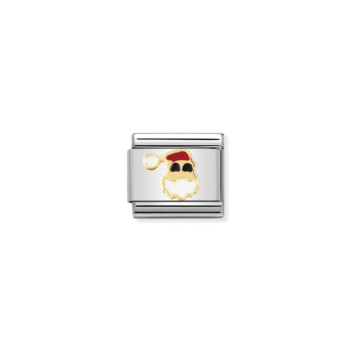 Nomination Composable Classic Gold Charm - Santa Claus Face