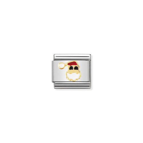 Nomination Composable Classic Gold Charm - Santa Claus Face