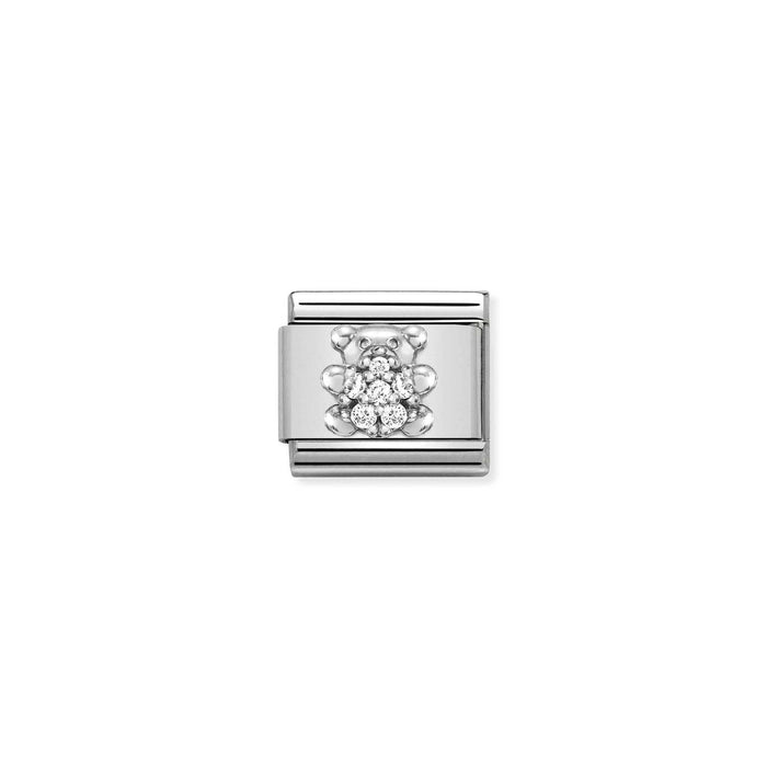 Nomination Composable Classic Silver Charm - CZ Teddy