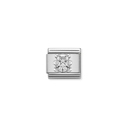 Nomination Composable Classic Silver Charm - CZ Teddy