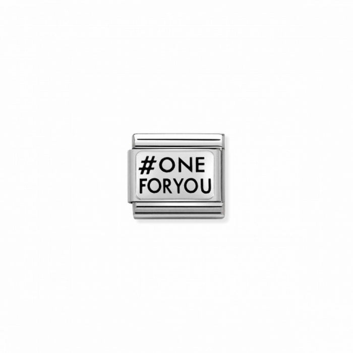 Nomination Composable Classic Silver Charm Link #ONEFORYOU