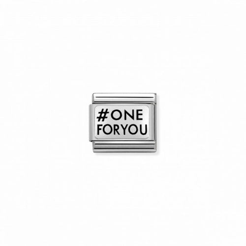 Nomination Composable Classic Silver Charm Link #ONEFORYOU