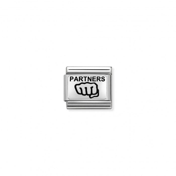 Nomination Composable Classic Silver Charm Link Partners Fist
