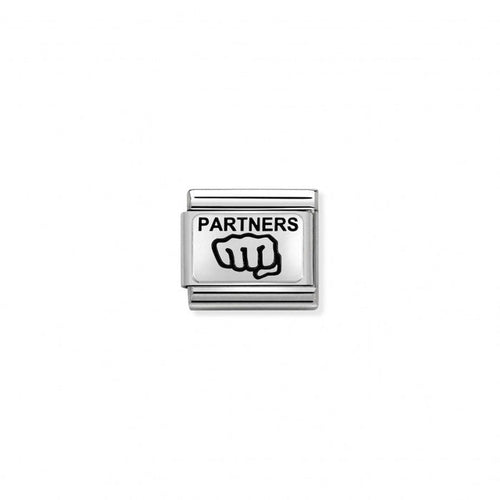 Nomination Composable Classic Silver Charm Link Partners Fist