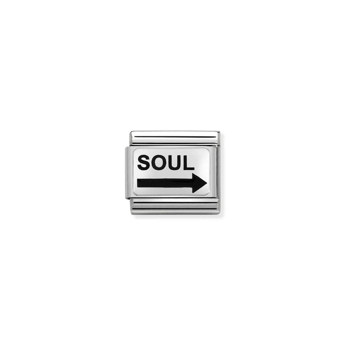 Nomination Composable Classic Silver Charm Link Soul Arrow