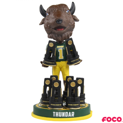 North Dakota State Bison 8-Time National Champions Bobblehead