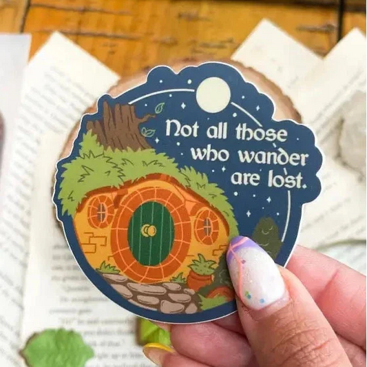 Lord of the Rings Inspired: Not All Who Wander Sticker