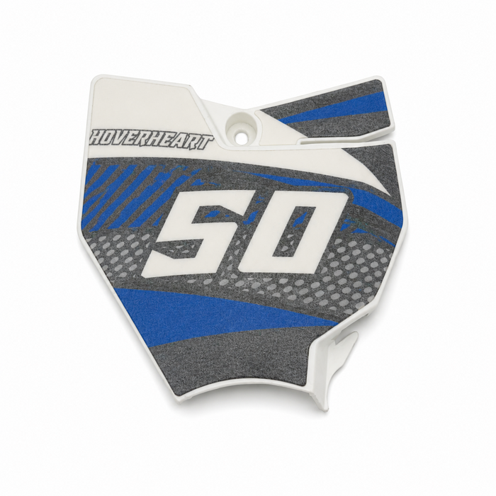 Numberp Plate For DB008 Dirt Bike Blue