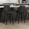 Oakley Swivel Counter Stool - Black - Windsorchrome