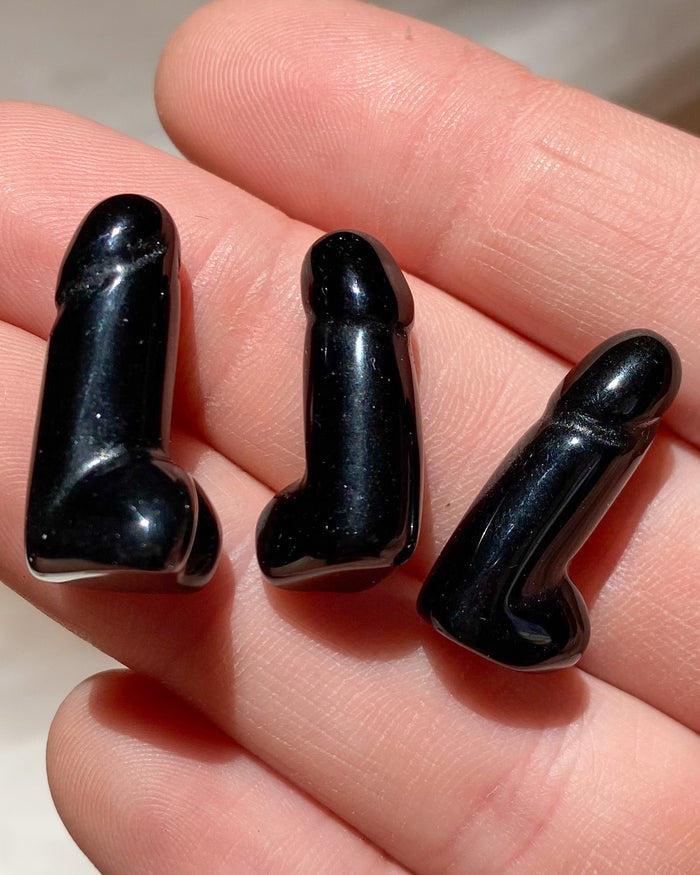Obsidian Mini Phallus Dickstal