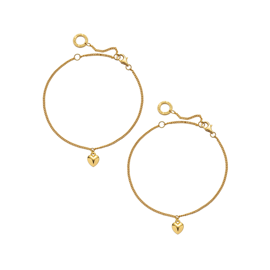 Ocean Heart Mama Set Gold