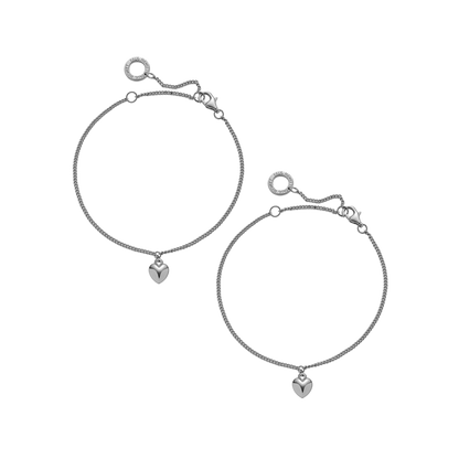 Ocean Heart Mama Set Silber