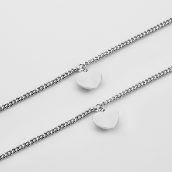 Ocean Heart Mama Set Silber