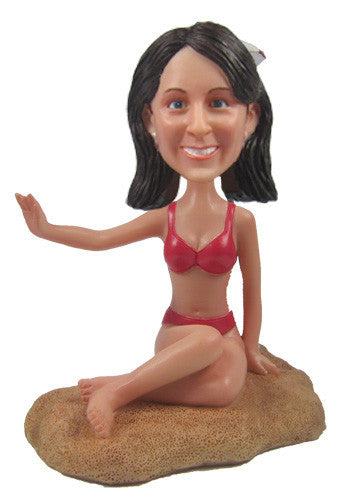 On The Beach Bobblehead - National Bobblehead HOF Store